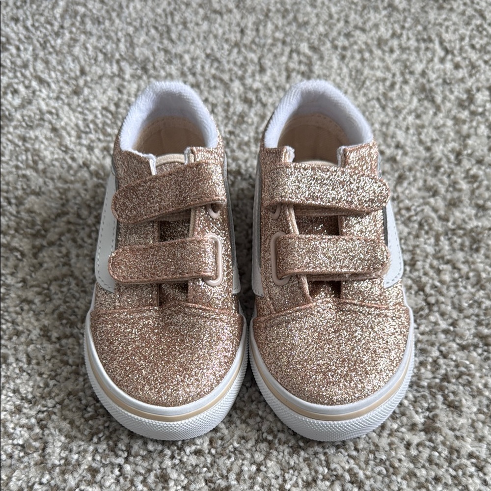 Sparkly Gold Kids Shoes